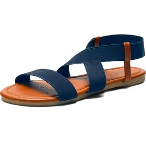 Elastic Flat Sandals